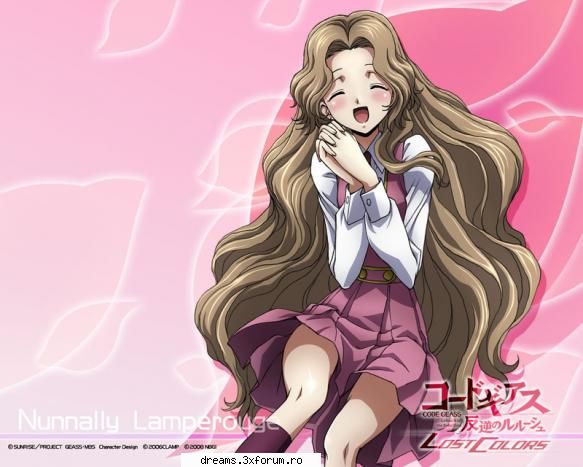 Nunnally Lamperouge - "Lelouch's younger sister, who was blinded and - Code Geass